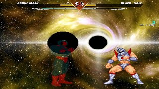 Robin Mask Vs Black Hole  Mugen Fighting Games [upl. by Moyna]