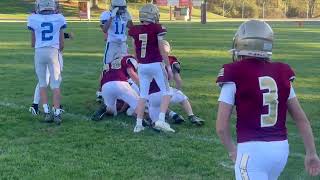 2024 PCMS Football vs Andrew Lewis sideline highlights [upl. by Edrahs]