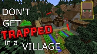 Minecraft 5 WAYS TO TRAP the NEW 110111 Villages [upl. by Lucchesi]