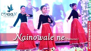 Padmavat  Nainowale Ne  Dance Performance  Udaan [upl. by Nwahc]