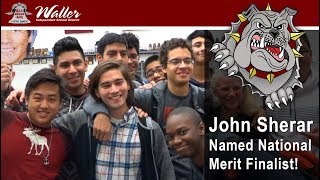 John Sherar Named National Merit Finalist [upl. by Taveda]