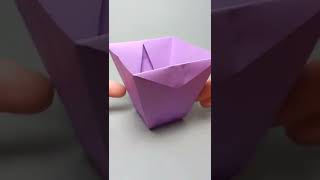 Ich zeige dir eine tolle Origami Schachtel shorts basteln origami origamibox [upl. by Swane959]