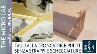 Tagli alla Troncatrice Puliti Senza Strappi e Scheggiature [upl. by Sefton613]