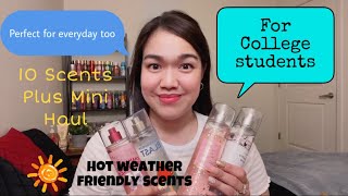 Top Scents for College Students and Perfect for Everyday Body Mists [upl. by Loftis323]