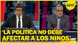 Jaime Saavedra sobre el regreso a clases quotHemos vivido el shock más grande en el sistema educativoquot [upl. by Annaeg]