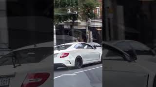 C63 AMG Black Series in London [upl. by Miehar]