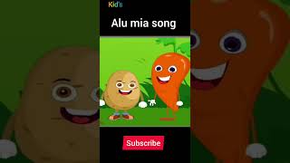 Alu mia song kids cartoon video viralvideo cartoon [upl. by Welker]