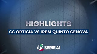 CC ORTIGIA VS IREN QUINTO GENOVA  HIGHLIGHTS  24 novembre 2024 [upl. by Shiroma]