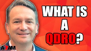 What is a QDRO in a Divorce [upl. by Leirbaj]