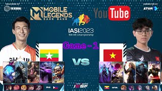 Myanmar Burmese Ghouls  VS Vietnam MDH Esports   Game 1 [upl. by Anrev]