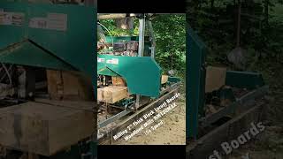 Milling Black Locust on Woodland Mills HM130MAX woodlandmills sawmill [upl. by Corley]