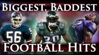 Biggest Baddest Football Hits Ever [upl. by Veradi]