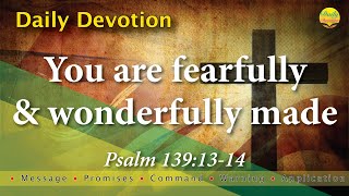 You are Fearfully and Wondefully Made  Psalm 1391314 with MPCWA [upl. by Attennaej304]