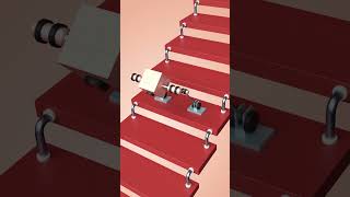 Silly robots  Stairs climber  Motion graphics in Blender4 Just for fun [upl. by Luzader]