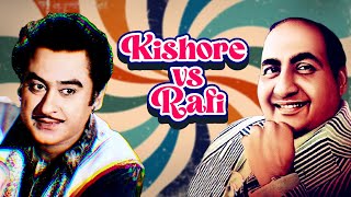 Kishore Kumar Vs Mohammad Rafi Playlist  Evergreen Songs Jukebox  Lata Mangeshkar Asha Bhosle [upl. by Lirrad]