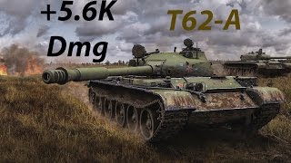 T62A  56k Dmg  Deadly Flank [upl. by Aissatsan]