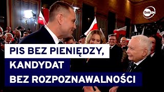 PiS walczy o fundusze i rozpoznawalność quotobywatelskiegoquot kandydata na prezydenta TVN24 [upl. by Roselane]