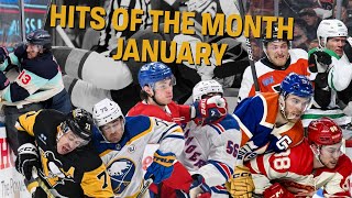 NHL Hits of the Month January 2024 [upl. by Keel]