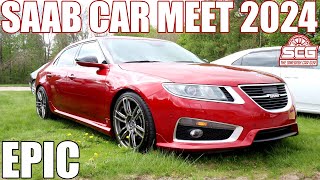 SAAB CAR MEET 2024  EPIC CARS [upl. by Erodisi]