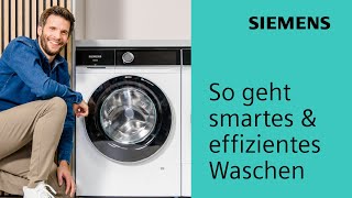 Waschmaschine kaufen smarte amp effiziente Pflege für deine Wäsche  Siemens Waschmaschine [upl. by Jeth813]