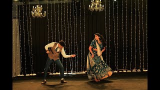 Bride Groom Sangeet first dance  90s Bollywood performance I Couple dance RohakePraan wedding [upl. by Beesley]