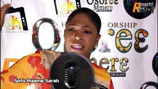 Powerful Sofo Maame Sarah  An atmosphere of Worship On Osore Mmere Live Worship [upl. by Ahsenod]