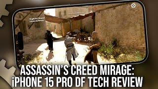 Assassins Creed Mirage  iPhone 15 Pro vs Console  Does TripleA Work on Mobile [upl. by Zoha]