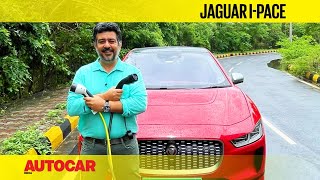 Jaguar IPace review  Unplug and play  First Drive  Autocar India [upl. by Aidualc87]