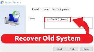 How to Recover Old System Using Restore Points in Windows 10 [upl. by Villada]