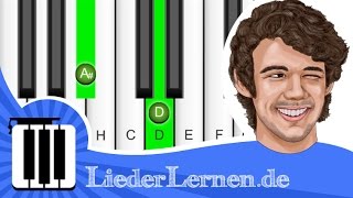 AnnenMayKantereit  Barfuß Am Klavier  Klavier lernen  Musiknoten  Akkorde [upl. by Frydman]