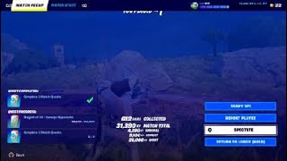 Fortnite RR Defeats Peter Griffin on a Quest to Deal Damage to Enemies at Snooty Steppes [upl. by Artiek]