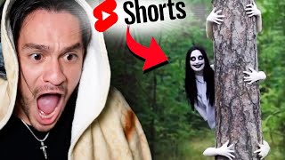 If I Get Jump Scared the Video Ends  The SCARIEST YouTube Shorts in the World [upl. by Esiom]