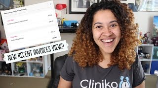 Cliniko This Week New Recent Invoices View API Key Change and More [upl. by Noirrad870]