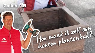 Hoe maak ik zelf een houten plantenbak Ontdek het hier [upl. by Mohsen]