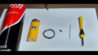 Tutorial Recarregando um Isqueiro Bic em Menos de 4 Minutos com Materiais Domésticos [upl. by Allemap]