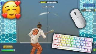 Chill ASMR🤩 1v1 Piece Control🏆Satisfying Fortnite Keyboard Sounds [upl. by Bently]