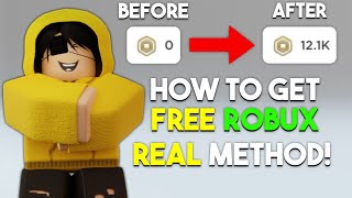 How To Get FREE ROBUX in ROBLOX Tutorial 👀 REAL METHOD in 2024 [upl. by Giannini404]