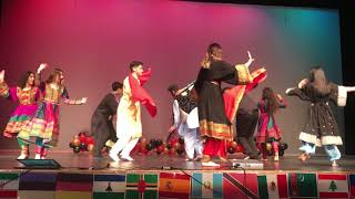 Afghan Cultural Group Dance  Shabnam Hashimi [upl. by Kirsch272]