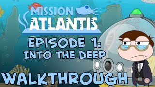 Poptropica Mission Atlantis Ep 1 Into The Deep Full Walkthrough [upl. by Kcirdez502]