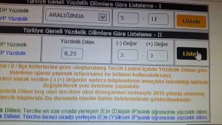 EOkul Tercih Robotu Kullanımı TEOG 2016 [upl. by Dixie]