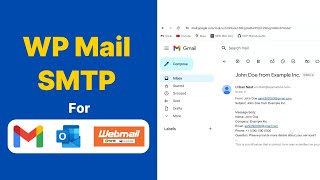 Setup WP Mail SMTP for Contact Form for Gmail Outlook amp Webmail [upl. by Adan]