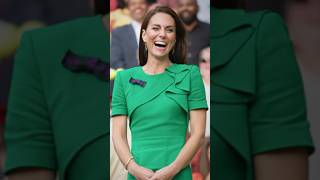 Catherine has worn 3 different shades of green to the 3 championship matches she’s attended in 2023 [upl. by Ilatfan]