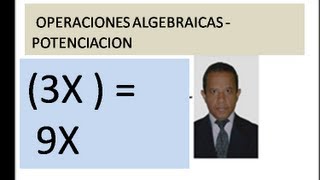 Operaciones algebraicas  Potencia [upl. by Leake]