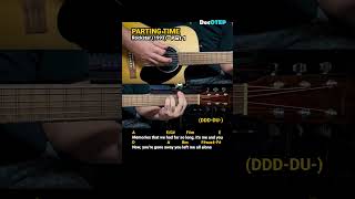 Parting Time  Rockstar 1993 Easy Guitar Chords Tutorial with Lyrics Part 1 SHORTS REELS [upl. by Repsihw]