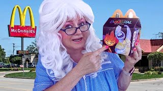 McDonalds Happy Meal Chicken McNuggets Disney Pixar Elemental Movie Granny McDonalds [upl. by Ahtnams]