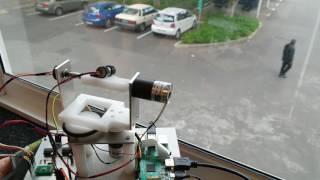 Laser Tracking System using OpenCV 31 and Raspberry Pi 3 [upl. by Idyak]