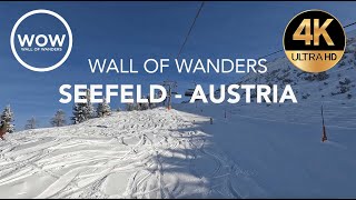 WOW  A relaxing flight through the skiing resort in Seefeld Austria [upl. by Helyn]