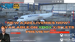 MSFS2020New Just Released Xbox Series XS A320 Liveries Addons For Gameplay By Bredok3d [upl. by Colin]