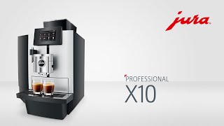 JURA X10  Fully automatic coffee machine [upl. by Natam]