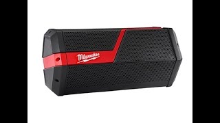 Milwaukee M12 M18 Wireless Jobsite Radio Tools On Tap [upl. by Jaquiss]